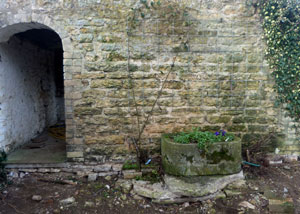 Hall Farm Garden - The old nursery shop before